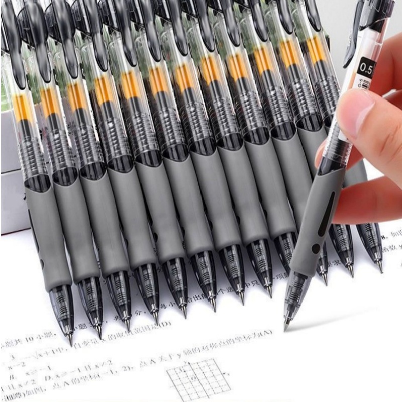 Stationery Supplier - ชุดปากกาเจลแบบยืดหดได้ 13/30 ชิ้น หมึกสีดำ/แดง/น้ำเงิน สำหรับเขียน เติมหมึกได้