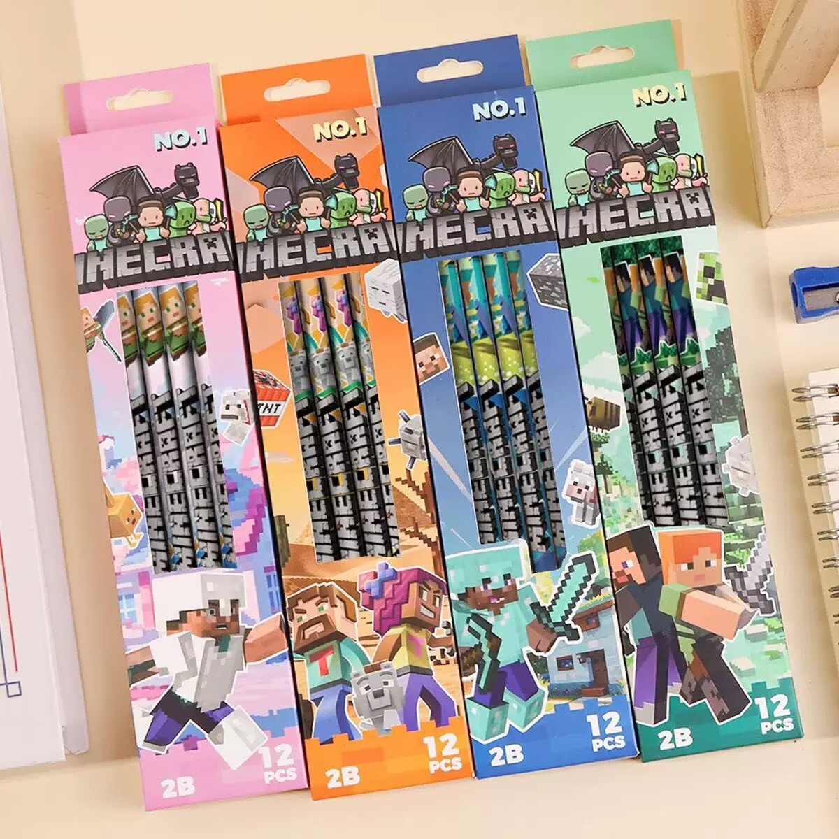 ดินสอไม้ลายมайнคราฟท์ 2B แบบไม - Stationery Supplier บทวิจารณ์และราคา