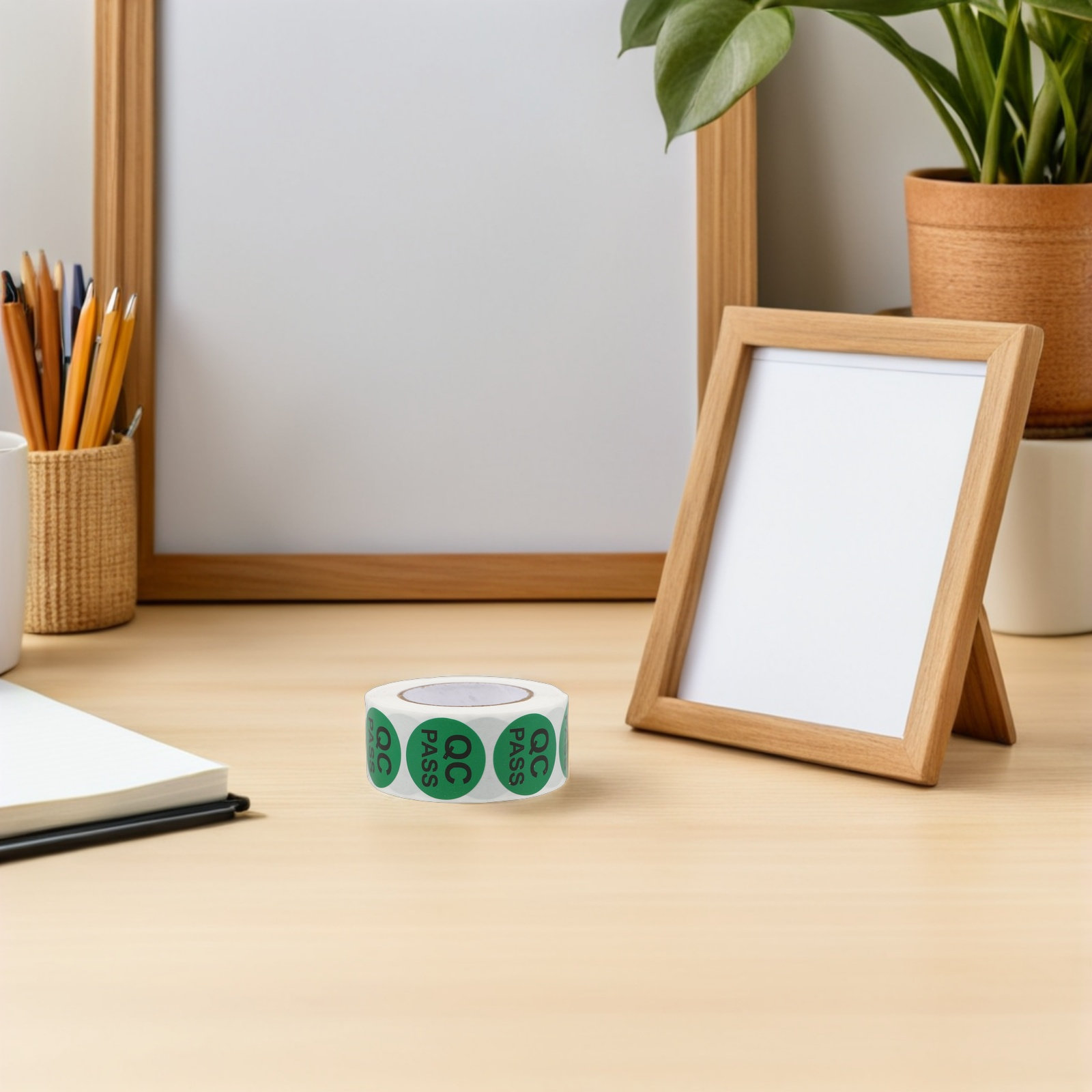 สติกเกอร์วงกลมคุณภาพ 5 ม้วน สต - Sticker Label Roll บทวิจารณ์และราคา