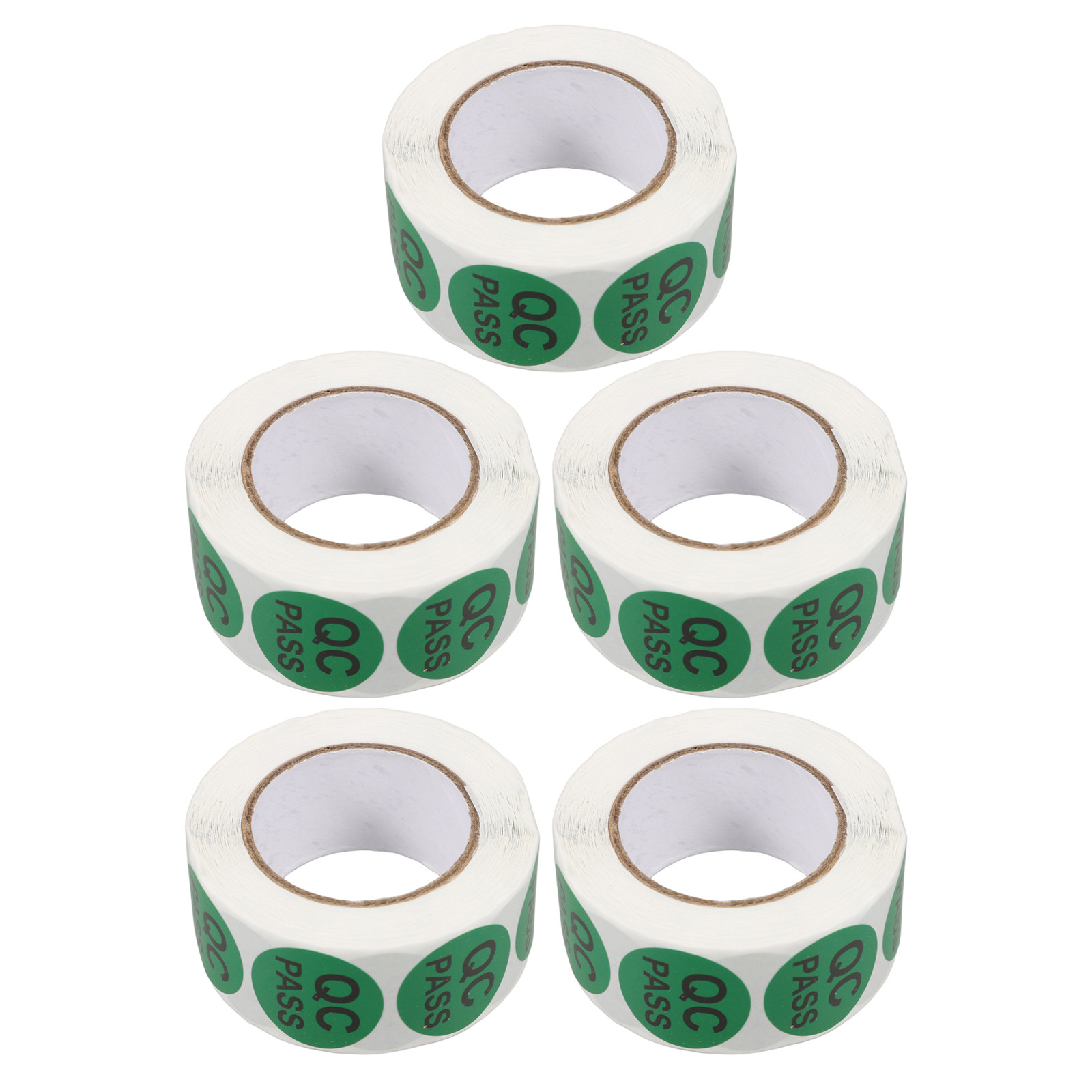 สติกเกอร์วงกลมคุณภาพ 5 ม้วน สต - Sticker Label Roll บทวิจารณ์และราคา