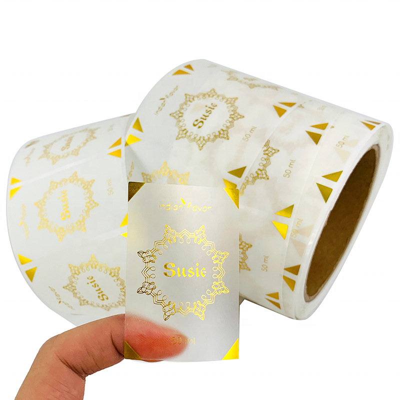 สติกเกอร์ใส PVC แบบกำหนดเองสำห - Sticker Label Roll บทวิจารณ์และราคา