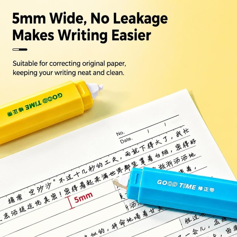 เทปลบคำผิดแบบปากกา สีขาว เหมือ - Correction Tape Roller บทวิจารณ์และราคา