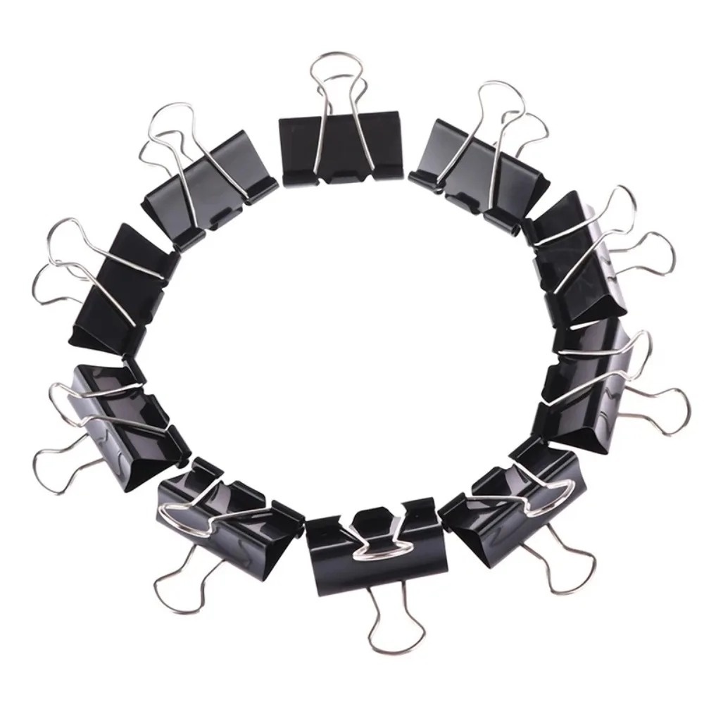 คลิปหนีบกระดาษโลหะ 10 ชิ้น ขนา - Binder Clip Assorted บทวิจารณ์และราคา